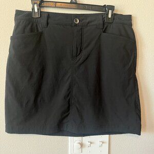 Eddie Bauer Women's Adventurer 2.0 Black Outdoor Athletic/Hiking Skort Size 8